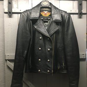 Ladies Authentic Harley Davidson Jacket sz L